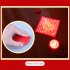 Chinese New Year Hanging LED Lights Battery Version Hanging Ornament Lunar Year Red Pendants With Red Lantern Knot For Decoration Momofuku