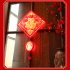 Chinese New Year Hanging LED Lights Battery Version Hanging Ornament Lunar Year Red Pendants With Red Lantern Knot For Decoration Momofuku