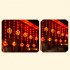 Chinese New Year LED Lantern Lighted Up Chinese Spring Festival Hanging Ornaments For Home Wall Door Window Decorations B