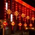 Chinese New Year LED Lantern Lighted Up Chinese Spring Festival Hanging Ornaments For Home Wall Door Window Decorations C