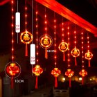 Chinese New Year LED Lantern Lighted Up Chinese Spring Festival Hanging Ornaments
