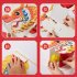 Chinese New Year Paper Dragon Decoration 3D Dragon Hanging Garland Crafts Handheld Dragon Toys Gift For Kids Boy And Girls Ruyi Pink Dragon