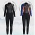 Chinese Style Diving Suit 1 5MM Warm Siamese Long Sleeve Surfing Jellyfish Suit Female orange M