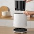 Chopstick Holder Rotary Knife Rack Multi functional 360 degree Rotating Kitchen Knife Fork Rack Storage Box black white