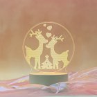 Christmas 3d Night Light Creative Santa Claus Christmas Tree USB Table Lamp