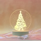 Christmas 3d Night Light Creative Santa Claus Christmas Tree USB Table Lamp
