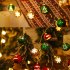 Christmas Ball LED Lights Star Round Christmas Tree String Lights Tree Decoration For Christmas Home Party New Year Fairy Lights Tianluoqiu 1 5m 10bulb always o