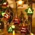 Christmas Ball LED Lights Star Round Christmas Tree String Lights Tree Decoration For Christmas Home Party New Year Fairy Lights Tianluoqiu 1 5m 10bulb always o