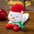 Christmas Clap Circle Plush Toys Hand Ring Ornaments Stuffed Plush Doll For Home Christmas Decor Party Gifts snowman 25cm