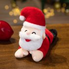 Christmas Clap Circle Plush Toys Hand Ring Ornaments Stuffed Plush Doll For Home Christmas Decor Party Gifts Santa 25cm