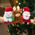 Christmas Clap Circle Plush Toys Hand Ring Ornaments Stuffed Plush Doll For Home Christmas Decor Party Gifts Elk 25cm