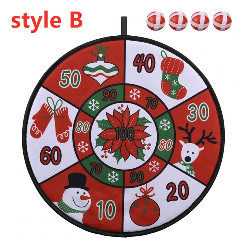 Christmas Plate Set Decorative Toy Children Holiday Gifts Indoor Festival Party Accessories B From China