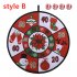 Christmas Dart Plate Set Decorative Toy Children Holiday Gifts Indoor Festival Party Accessories B