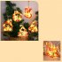 Christmas Decoration Window Light Hanging Ornaments Battery Operated Christmas Window Lighted Decorations bell Warm White