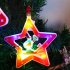 Christmas Decoration Window Light Hanging Ornaments Battery Operated Christmas Window Lighted Decorations Christmas socks Warm White