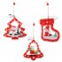 Christmas Decoration Window Light Hanging Ornaments Battery Operated Christmas Window Lighted Decorations Christmas socks Warm White