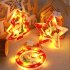 Christmas Decoration Window Light Hanging Ornaments Battery Operated Christmas Window Lighted Decorations Christmas socks Warm White