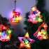 Christmas Decoration Window Light Hanging Ornaments Battery Operated Christmas Window Lighted Decorations Christmas socks Warm White