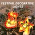Christmas Decoration Window Light Hanging Ornaments Battery Operated Christmas Window Lighted Decorations Christmas socks Warm White