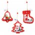 Christmas Decoration Window Light Hanging Ornaments Battery Operated Christmas Window Lighted Decorations Christmas socks Warm White