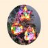 Christmas Decoration Window Light Hanging Ornaments Battery Operated Christmas Window Lighted Decorations Christmas socks Warm White