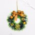 Christmas Decorative Ornaments Red Fruit Gift Bag Garland Pendant Mini Christmas Garland Wreath E green gift package red fruit