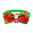 Christmas Dog Collar With Bow Tie Adjustable Christmas Plaid Bow Tie With Accessories For Small Medium Large Dogs Pet Supplies BT284-2
