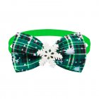 Christmas Dog Collar With Bow Tie Adjustable Christmas Plaid Bow Tie With Accessories For Small Medium Large Dogs Pet Supplies BT284-4