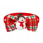 Christmas Dog Collar With Bow Tie Adjustable Christmas Plaid Bow Tie With Accessories For Small Medium Large Dogs Pet Supplies BT284-7