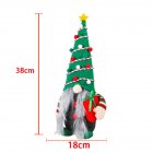 Christmas  Doll Christmas Tree Faceless Doll Pendant Tree shaped Dwarf Doll Ornaments Female