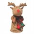 Christmas Electric Elk Dolls Roated Dancing Music Toys New Year Party Ornament Xmas Decoration 30cm