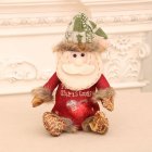 Christmas Gift Bags Cute Santa-claus Snowman Elk Doll Present Candy Pouch Zipper Wrapping Packaging Bag
