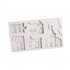 Christmas Gingerbread House Shape Silicone Mold for Fondant Cake Chocolate Decorating Tool gray