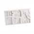 Christmas Gingerbread House Shape Silicone Mold for Fondant Cake Chocolate Decorating Tool gray