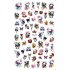 Christmas Halloween Adhesive 3d Nail Sticker Foil For Nails Art Decoration Cartoon Designs Nail Decals F683