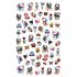 Christmas Halloween Adhesive 3d Nail Sticker Foil For Nails Art Decoration Cartoon Designs Nail Decals F685