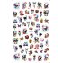 Christmas Halloween Adhesive 3d Nail Sticker Foil For Nails Art Decoration Cartoon Designs Nail Decals F687