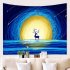 Christmas Home Printed Hanging Tapestry Wall Decoration Carpet Tapestry  L181128 G3 150 100cm