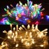 Christmas Led Colorful String Lights 8 Modes Outdoor Waterproof High Brightness Fairy Lights EU Plug Colorful