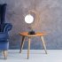 Christmas Led Night Light Moon Shaped Handmade Jute Twine Lunar Lamp Ornament Iron Art Ball Light colorful