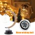 Christmas Led Night Light Moon Shaped Handmade Jute Twine Lunar Lamp Ornament Iron Art Ball Light colorful