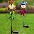 Christmas Led Solar Lights Santa Penguin Elk Outdoor Night Lamp Garden Landscape Light for Home Decoration Santa