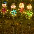 Christmas Led Solar Lights Santa Penguin Elk Outdoor Night Lamp Garden Landscape Light for Home Decoration Santa