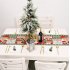 Christmas Long Table Runner Party Dinner Non slip Cloth Home Decor  Small tree