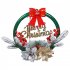 Christmas Luminous Garland With Night Light Door Hanging Rattan For Front Door Wall Window Farmhouse Decoration Christmas wreath 1