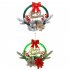 Christmas Luminous Garland With Night Light Door Hanging Rattan For Front Door Wall Window Farmhouse Decoration Christmas wreath 2