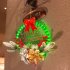 Christmas Luminous Garland With Night Light Door Hanging Rattan For Front Door Wall Window Farmhouse Decoration Christmas wreath 2
