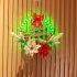 Christmas Luminous Garland With Night Light Door Hanging Rattan For Front Door Wall Window Farmhouse Decoration Christmas wreath 2