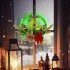 Christmas Luminous Garland With Night Light Door Hanging Rattan For Front Door Wall Window Farmhouse Decoration Christmas wreath 2
