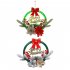 Christmas Luminous Garland With Night Light Door Hanging Rattan For Front Door Wall Window Farmhouse Decoration Christmas wreath 2